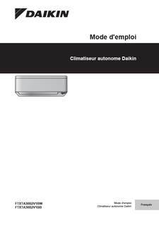 FTXTA-BW,FTXTA-BB_Operation manual_3PFR485919-13U_French download